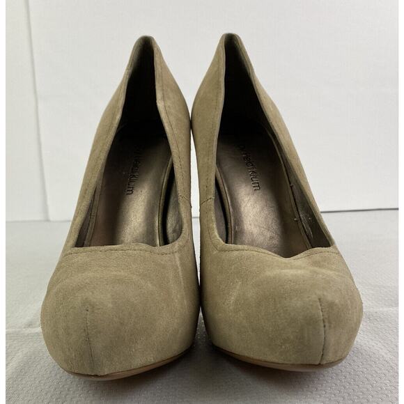 Heidi Klum Women’s Ilana Platform Pump Tan Colored Style Heels Size 9.5 (EU 40) - Picture 2 of 7